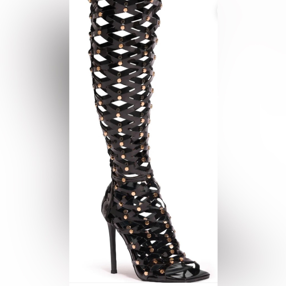 Azalea Wang Ravishing Caged Sandal - Picture 12 of 12